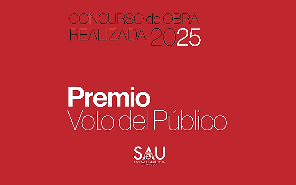 Concurso de Obra Realizada 2025. Premio Voto del Público SAU